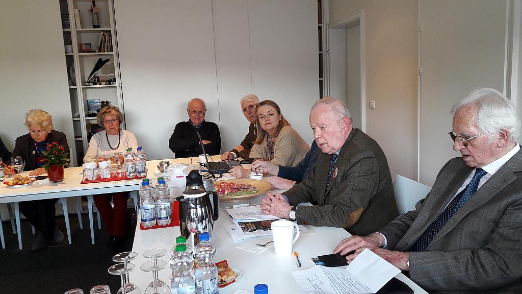 v.r.n.l: Gerhard Hübel (Vors. SenU Mainz), Rudolf Bödige (Vors. Gutenbergstiftung), Zvjezdana Cordier (Geschäftsführung Gutenbergstiftung)