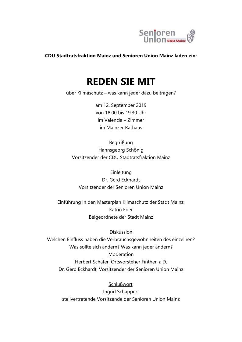 2019.09.12. Einladung Variante Reden Sie mit über Klimaschutz 01